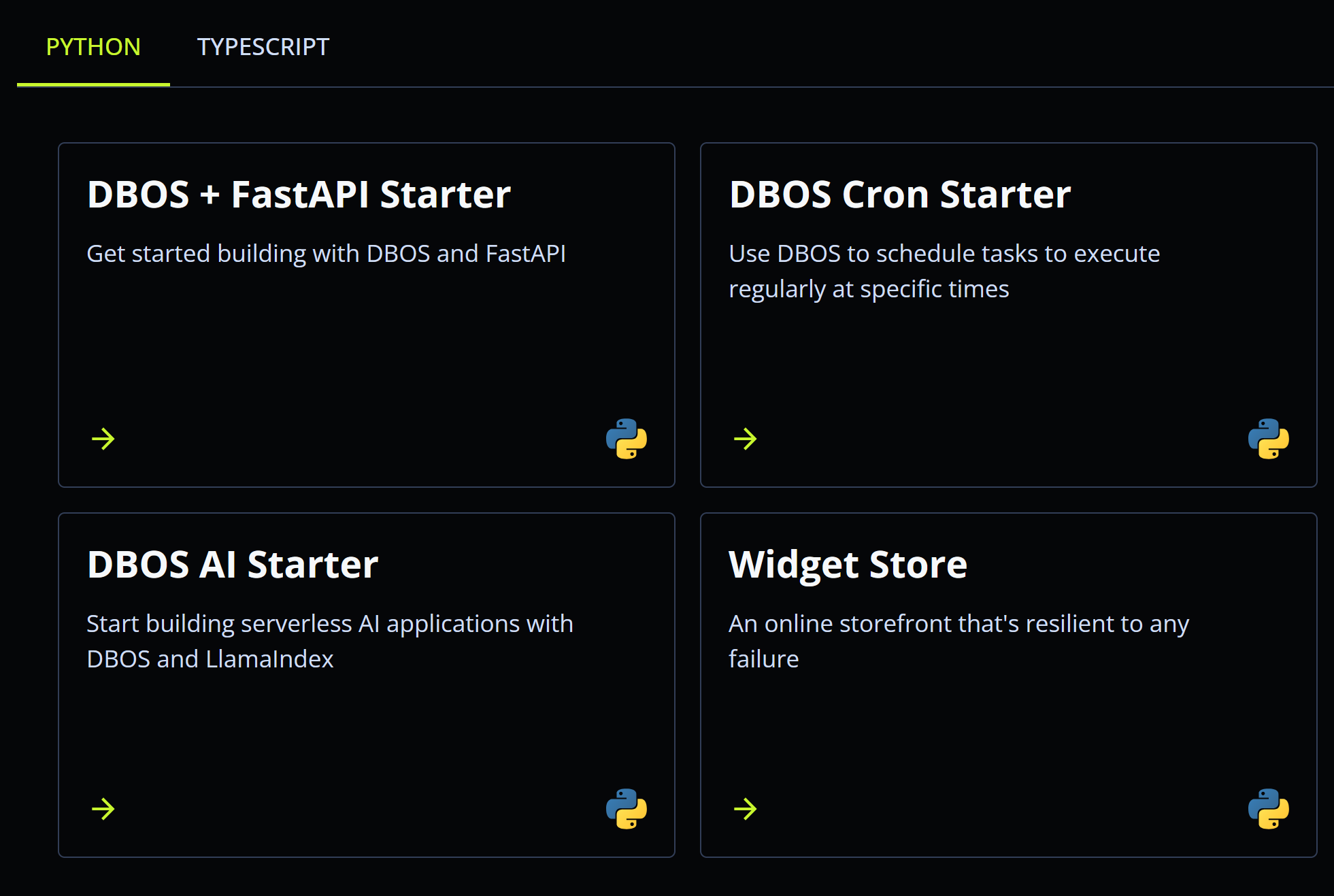 Cloud Console Templates