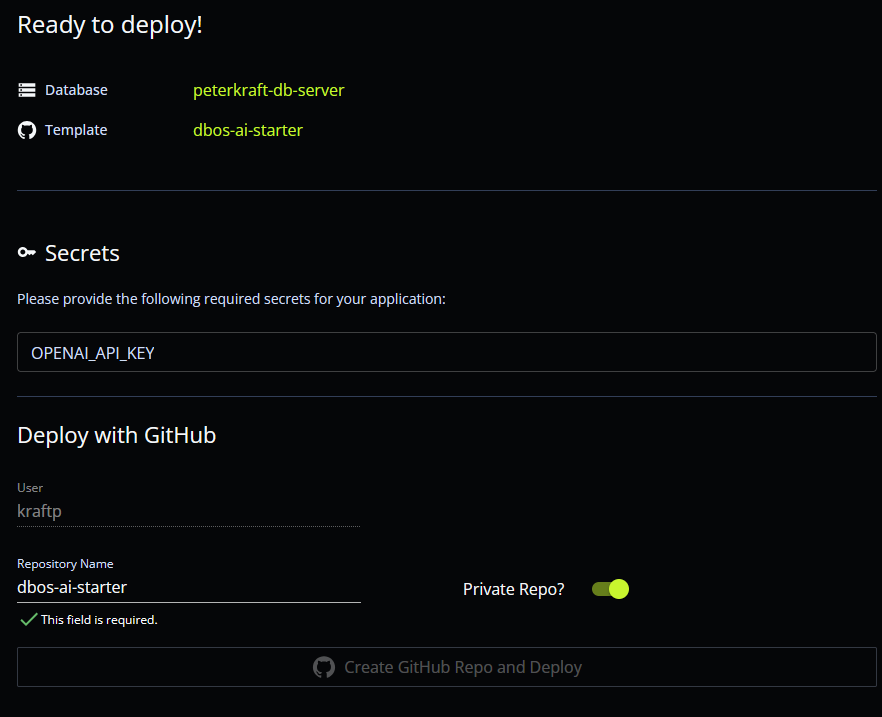 Deploy with GitHub