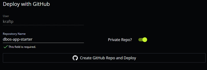 Deploy with GitHub