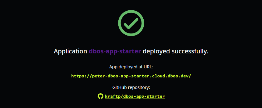 Deploy Success