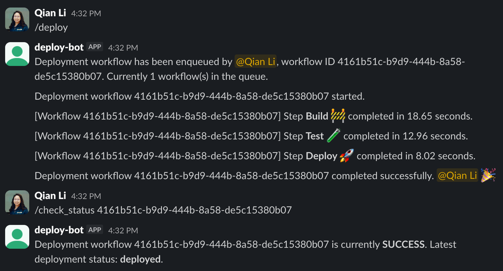 Deploy Tracker Slackbot