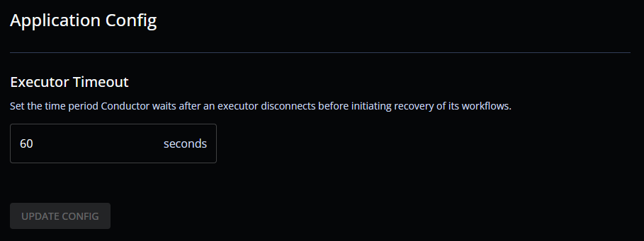 Workflow Timeout Configuration