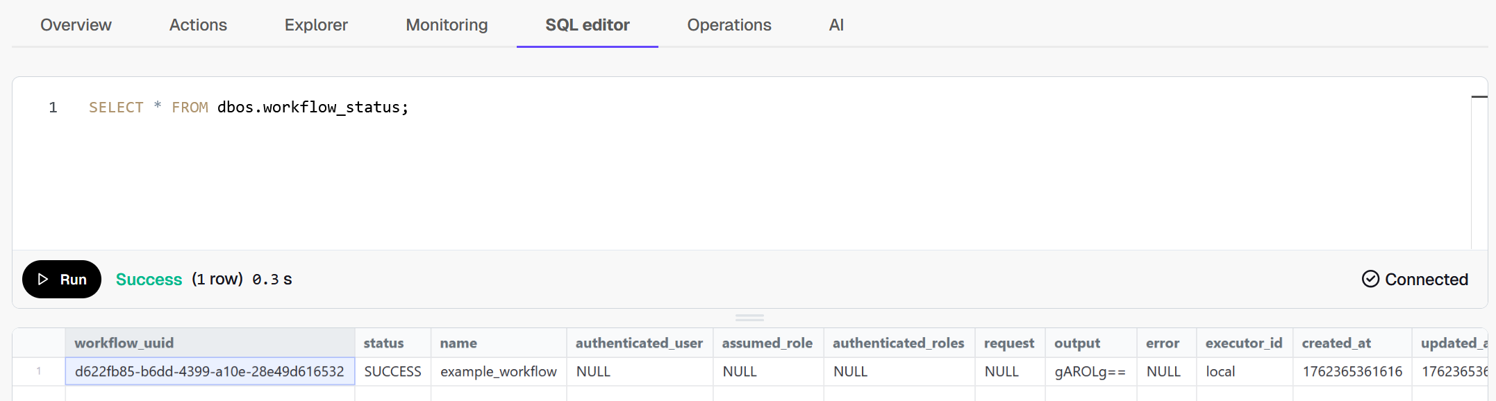 TimescaleDB Tables Dashboard
